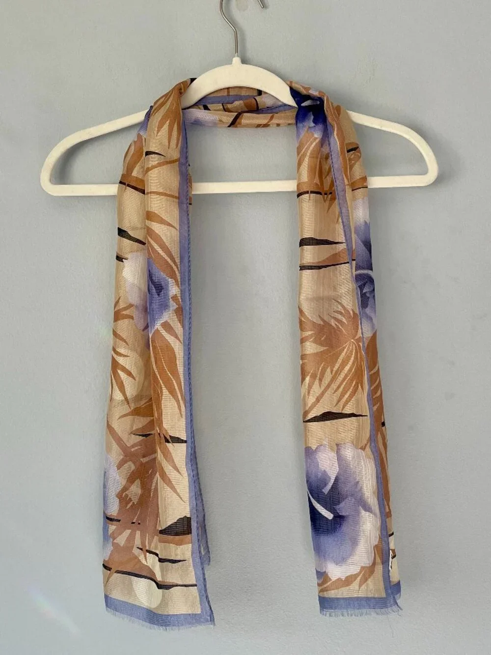 Vintage Accessory Street/Oscar de La Renta Silk Scarf Made in Japan